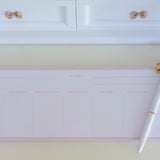 NEW! PINK BORDER DESK PLANNER