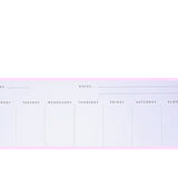 NEW! PINK BORDER DESK PLANNER